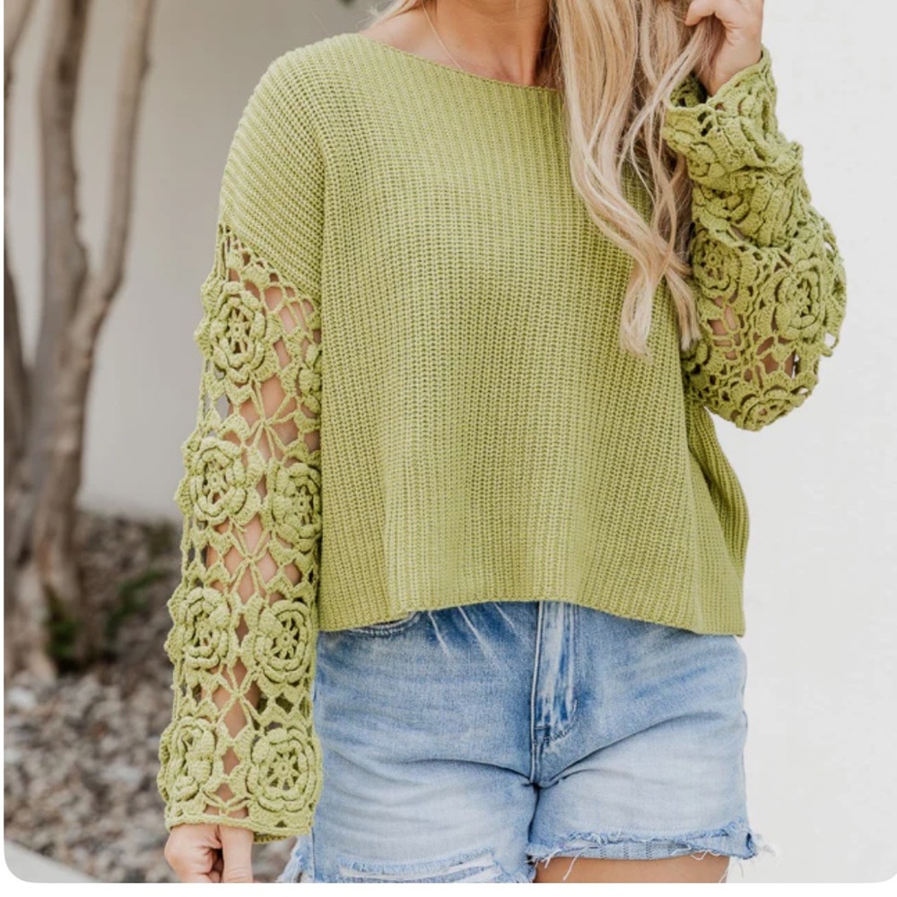 Green sweater